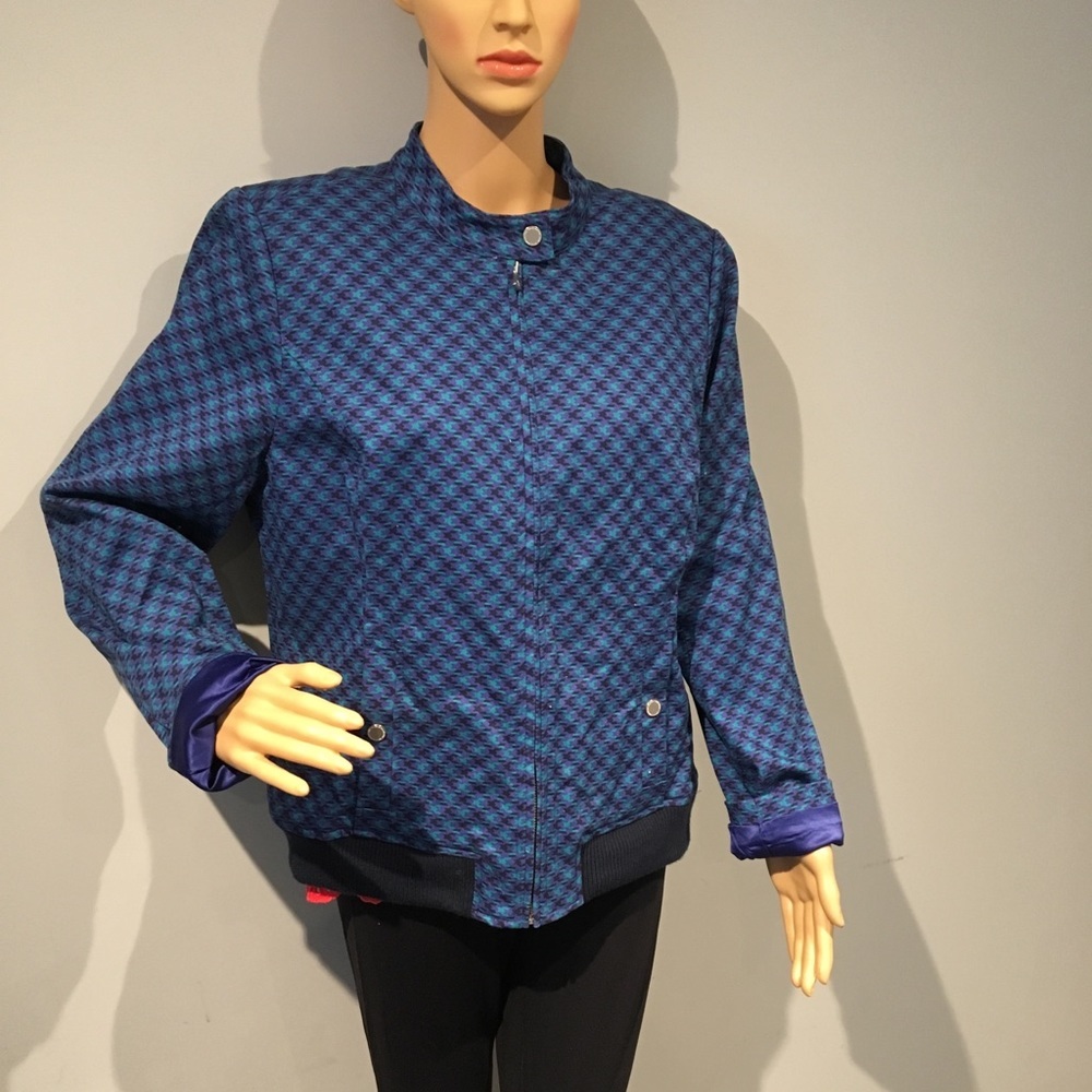 Isaac Mizrahi Live bomber jacket